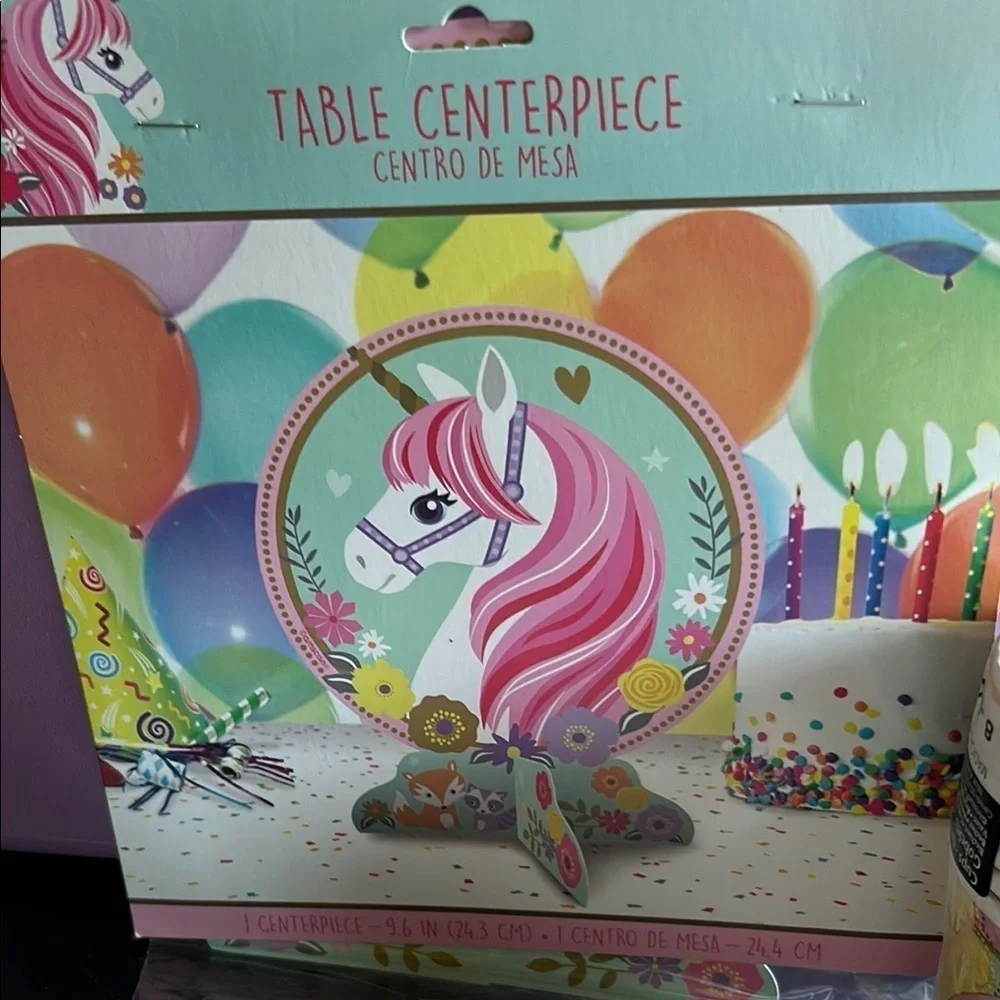 Magical Unicorn Party Supply Set. Vintage , discontinued, hard to find.